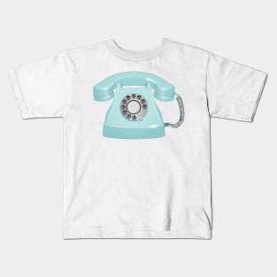 Retro Rotary Telephone Kids T-Shirt